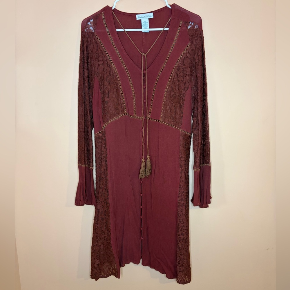 Long Sleeved Lace Dress